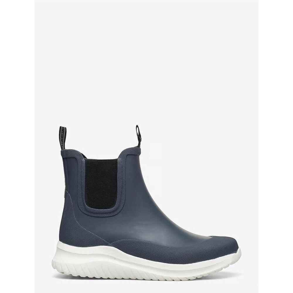 NEW ILSE JACOBSEN unisex ankle rubber boots in orion blue